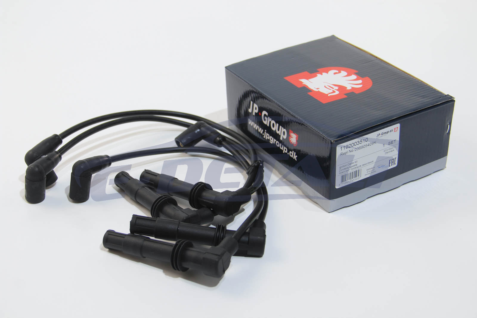 1192003510 JP GROUP JP GROUP VW К-кт проводов зажигания Golf IV,V,Polo,Skoda Fabia,Octavia,Seat 1.4/1.6 99-